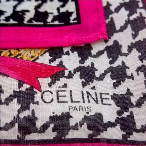Celine LUXURY HoundstoothVintage 19"